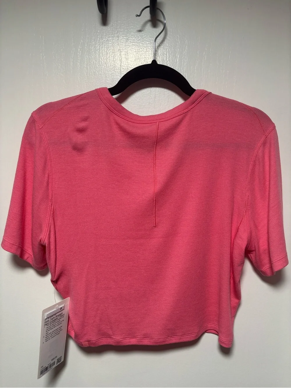 Lululemon athletica Hold tight straight Cropped t-shirt size 14 NWT